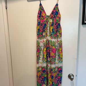 Topshop floral maxi dress